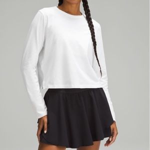 Lululemon White Classic-Fit Cotton-Blend Long-Sleeve Shirt